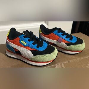 Puma baby Colorful Shoes - Black, Blue, Green, Orange size 5C new